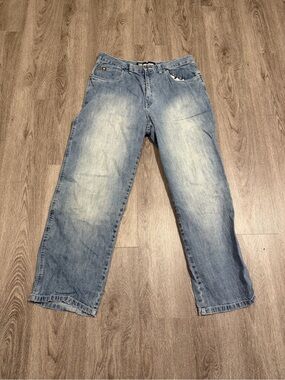 Vintage Reverb Wide Leg Baggy Jeans Mens 36x32 In Excellent Used Condition